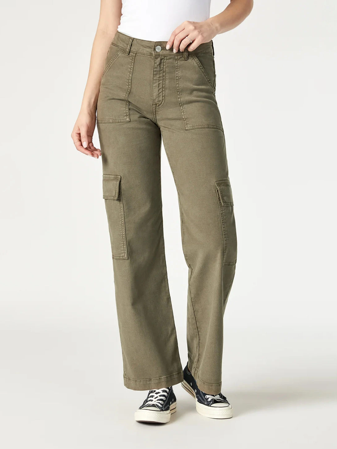 Mavi Alva Cargo Pant - Capers Luxe Twill 3 Mavi Alva Cargo Pant - Capers Luxe Twill - Image 2