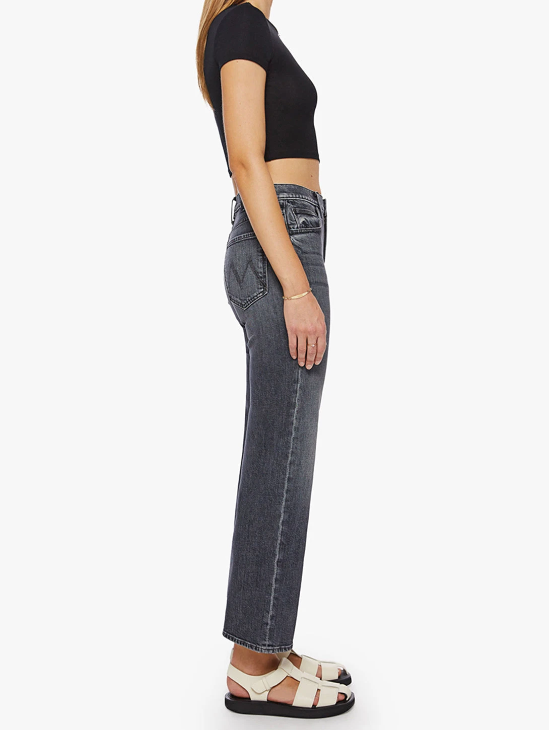 MOTHER Rambler Zip Flood Jean - Outta Sight 4 MOTHER Rambler Zip Flood Jean - Outta Sight - Image 2