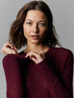 Distressed Crew Sweater