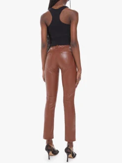 MOTHER Mid Rise Dazzler Ankle Jean - Friar Brown -MOTHER || FRAME || RAILS Sales Store 1686 1017 FBN 5564C FINISHED