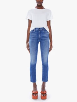 MOTHER Mid Rise Dazzler Ankle Jean - Wish On A Star