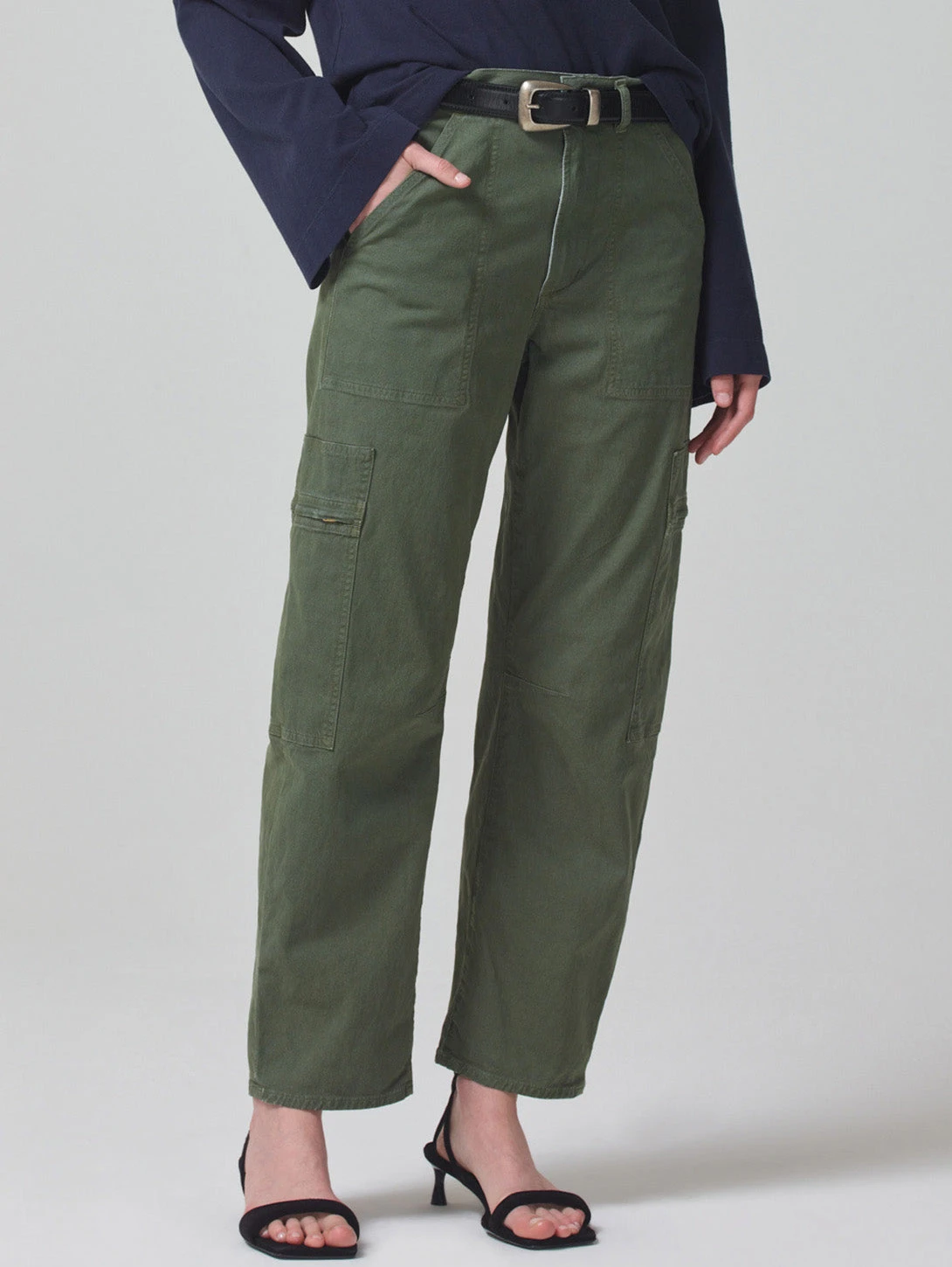 CITIZENS OF HUMANITY Marcelle Low Slung Easy Cargo Pant - Surplus 4 CITIZENS OF HUMANITY Marcelle Low Slung Easy Cargo Pant - Surplus - Image 2