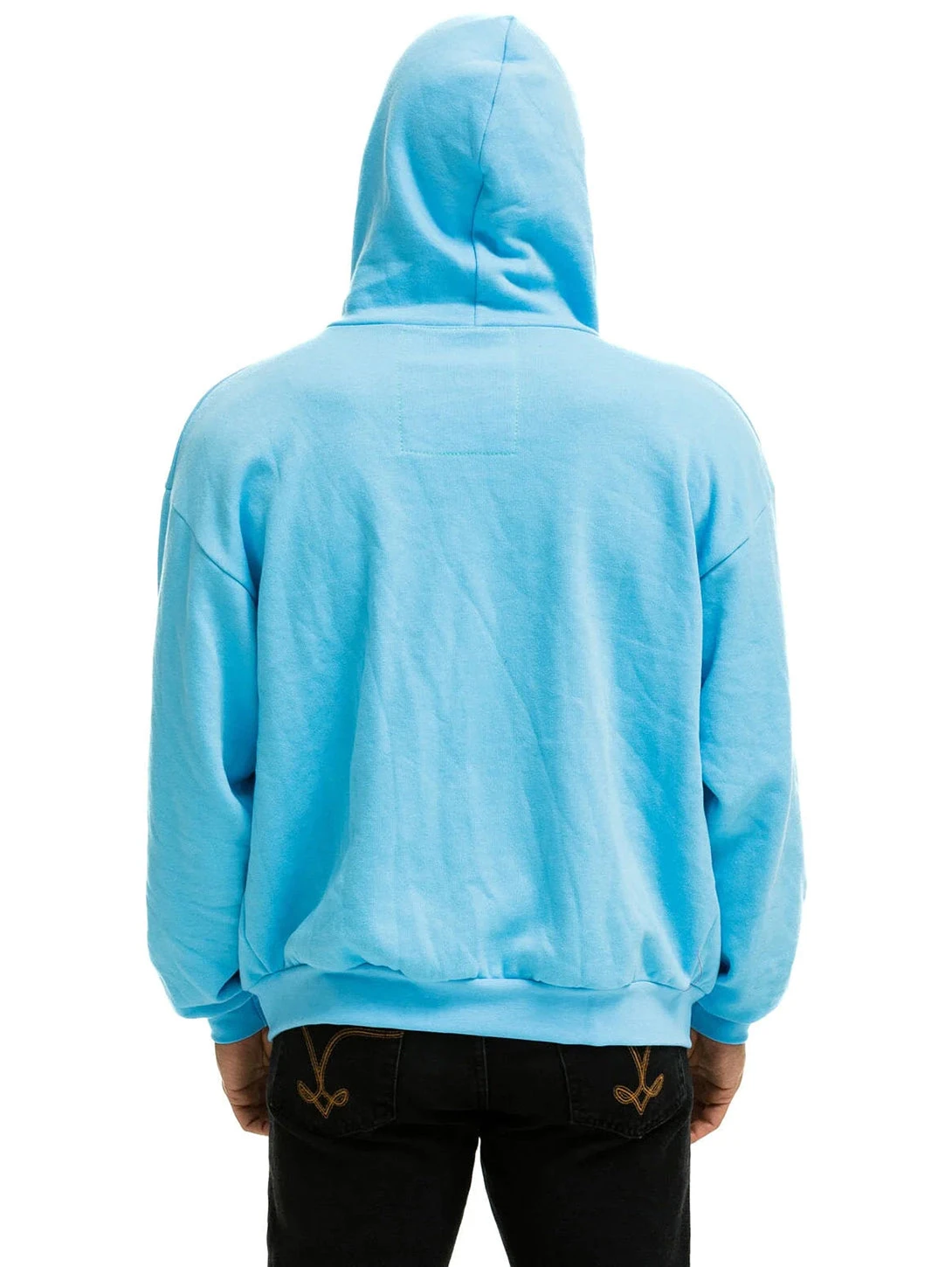 5 Stripe Zip Hoodie - Sky 2 5 5 Stripe Zip Hoodie - Sky 2 - Image 3