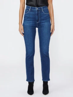 Paige Cindy High Straight Jean - Dream Weaver