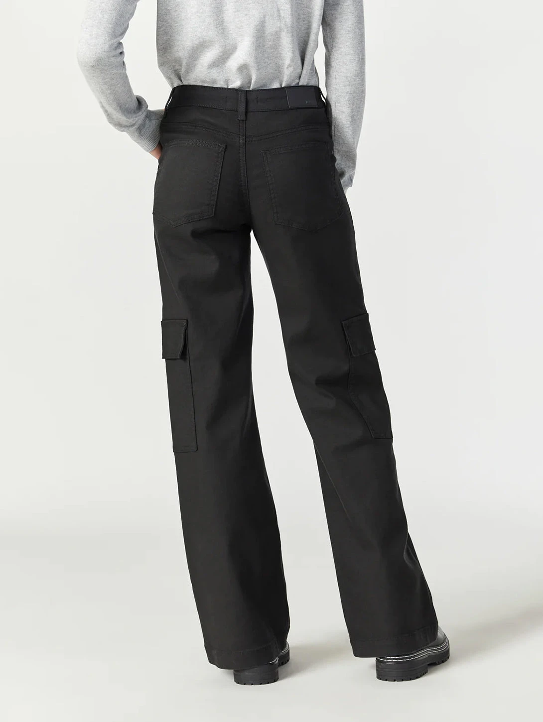 Mavi Alva Cargo Pant - Black Luxe Twill 6 Mavi Alva Cargo Pant - Black Luxe Twill - Image 4