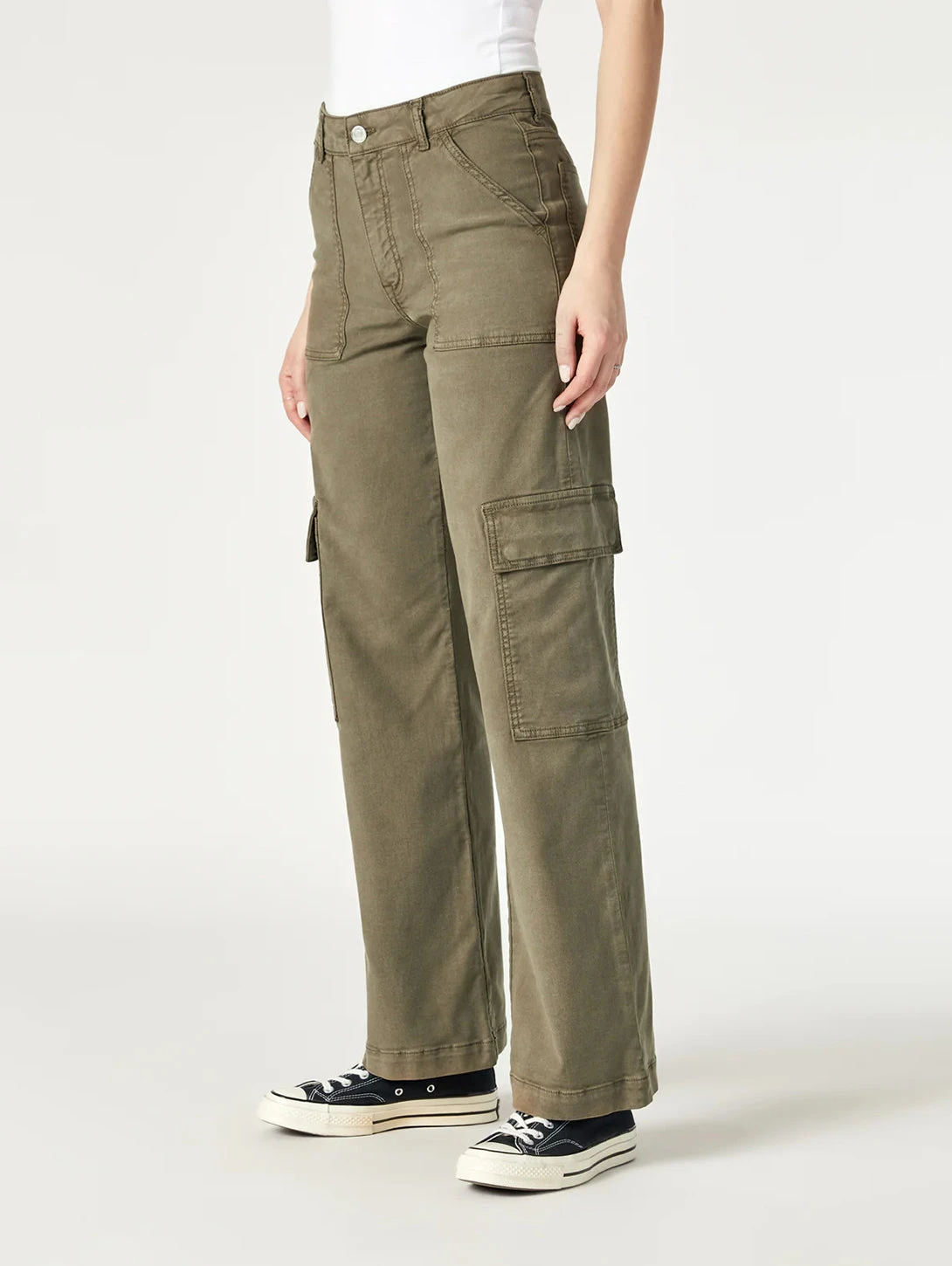 Mavi Alva Cargo Pant - Capers Luxe Twill 4 Mavi Alva Cargo Pant - Capers Luxe Twill - Image 3