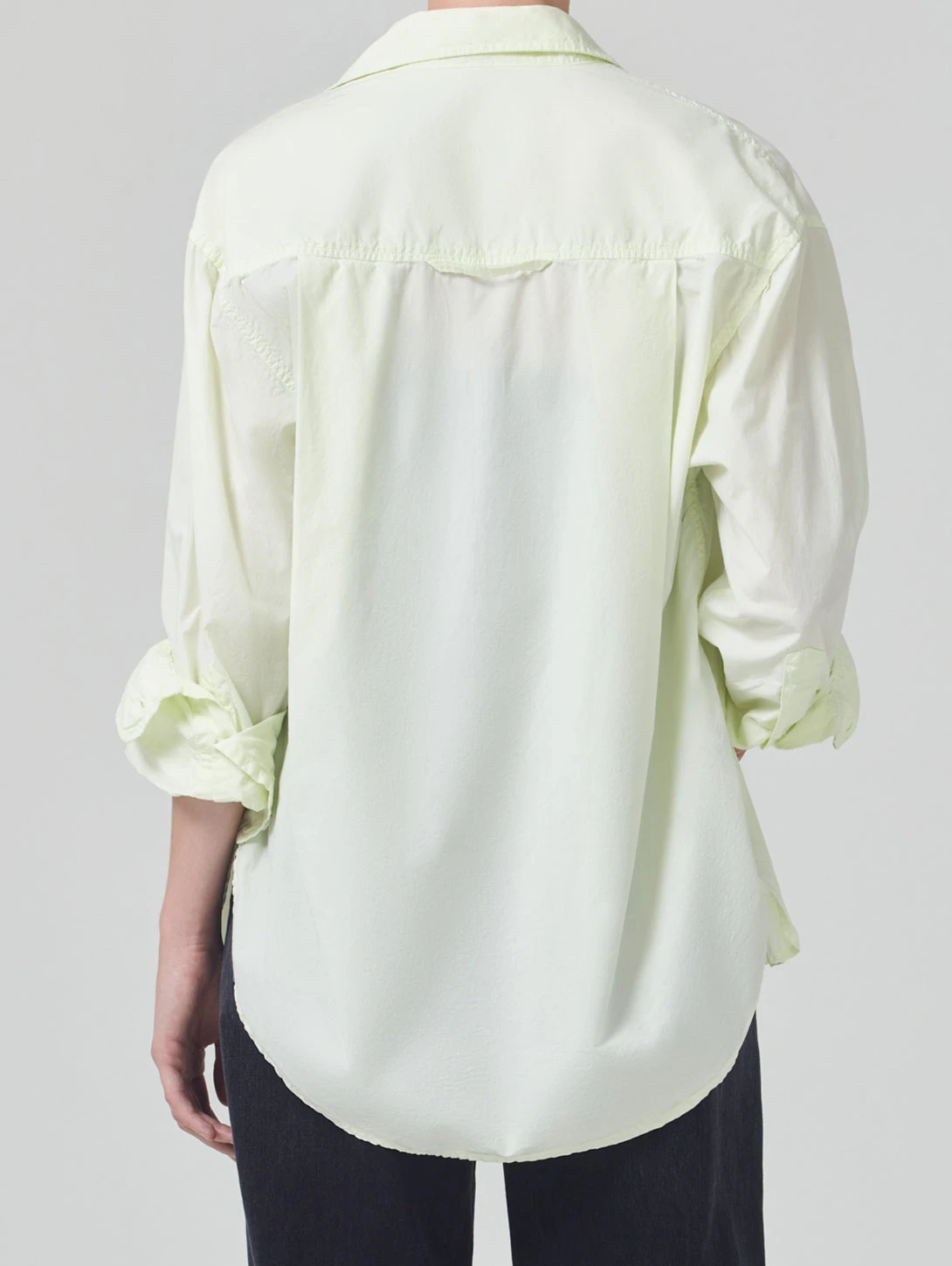 CITIZENS OF HUMANITY Kayla Shirt - Lime Leaf 5 CITIZENS OF HUMANITY Kayla Shirt - Lime Leaf - Image 3