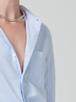 CITIZENS OF HUMANITY Shrunken Kayla Shirt -MOTHER || FRAME || RAILS Sales Store 9293 KAYLA SHRUNKEN SHIRT OXFORD BLUE 4778 800x be3848b3 bb2c 4557 8982 7da1e01cdaf8