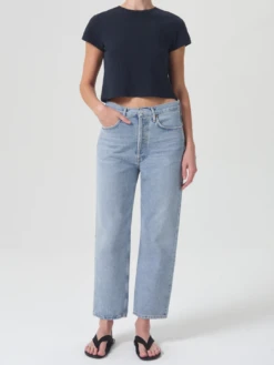 AGOLDE 90's Crop Pinch Waist High Rise Straight Jean - Replica