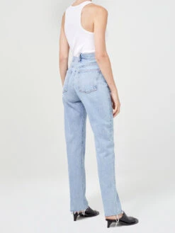 AGOLDE Criss Cross Straight Jean - Dimension -MOTHER || FRAME || RAILS Sales Store A9037 1141 CRISS CROSS STRAIGHT DIMENSION 3487 FINISHED