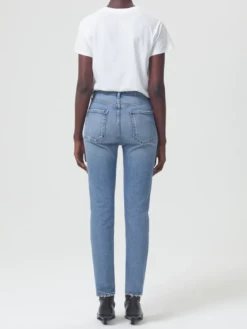 AGOLDE Riley High Rise Long Straight Jean - Cove -MOTHER || FRAME || RAILS Sales Store A90901 370 RILEY LONG COVE 161 600x 7021a97e 5b1a 4ee4 ad57 b4b0932b58aa