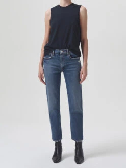 AGOLDE Kye Mid Rise Straight Crop Jean - Notion
