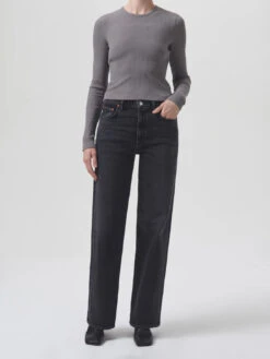 AGOLDE Harper Mid Rise Straight Jean - Hush