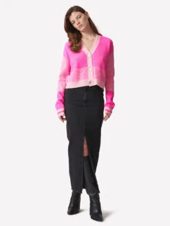 Marlie Cardigan - Barbie 11 Marlie Cardigan - Barbie -MOTHER || FRAME || RAILS Sales Store AW23 B 084 7884