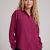 Button Down Shirt - Magenta -MOTHER || FRAME || RAILS Sales Store B2027 654 303 7 J