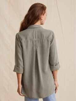 Shirt Tail Shirt - Army -MOTHER || FRAME || RAILS Sales Store B2813 654 303 5 010b2258 3bd7 4efa b5bb ef71f0cc2eb6