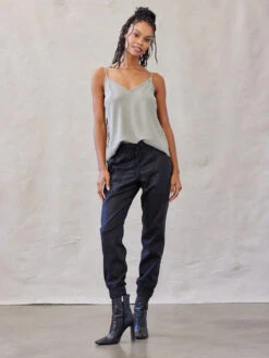 Coated Pocket Jogger - Black