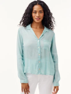 Notched Collar Shirt -MOTHER || FRAME || RAILS Sales Store B4371 E56 302 AEGEAN TEAL 01 1080x 6364037b 7bb3 40f2 9d77 4babd230a2d9