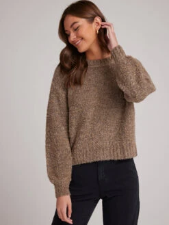 Boucle Crewneck Sweater
