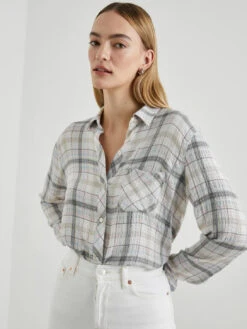 RAILS Brady Plaid Shirt - Sky Haze -MOTHER || FRAME || RAILS Sales Store BRADY SKY HAZE 4A 767x ae1485b3 6e70 427c 9a76 0fd9b79df64a