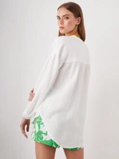 RAILS Charlet Shirt - White 8 RAILS Charlet Shirt - White -MOTHER || FRAME || RAILS Sales Store CHARLET WHITE 5