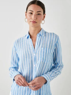 RAILS Charli Stripe Shirt - Lake Stripe