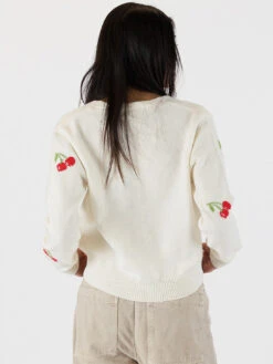 Cherry Cardigan - Off White -MOTHER || FRAME || RAILS Sales Store CHERRY F23 OFF WHITE 3