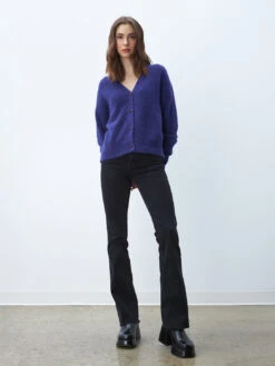 LINE Clara Cardigan - Amethyst 9 LINE Clara Cardigan - Amethyst -MOTHER || FRAME || RAILS Sales Store CLARA3