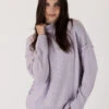 Ella Mock Neck Sweater - Violet -MOTHER || FRAME || RAILS Sales Store ELLA F23 VIOLET 1