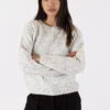 Emely Crew Sweater - White