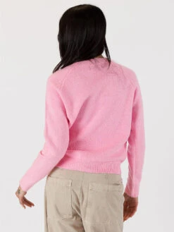 Ezra Crew Sweater - Pink -MOTHER || FRAME || RAILS Sales Store EZRA F23 LIGHT PINK 3