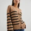 RAILS Geneva Cardigan - Camel Black Stripe -MOTHER || FRAME || RAILS Sales Store GENEVA CAMELBLACKSTRIPE 6