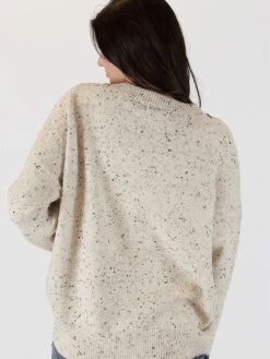 Heart Sweater -MOTHER || FRAME || RAILS Sales Store HEART F23 OATFLECK CHCOLATE 4