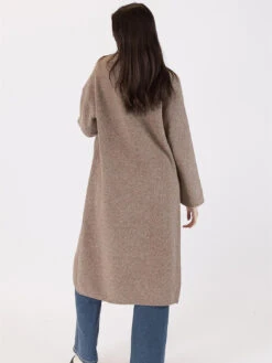 Hugh Coatigan - Driftwood 9 Hugh Coatigan - Driftwood -MOTHER || FRAME || RAILS Sales Store HUGH F23 DRIFTWOOD 4