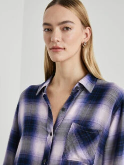 RAILS Hunter Plaid Shirt - Orchid -MOTHER || FRAME || RAILS Sales Store HUNTER ORCHIDNAVY 6