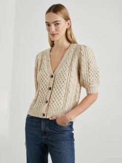 RAILS Isla Confetti Cardigan - Cream