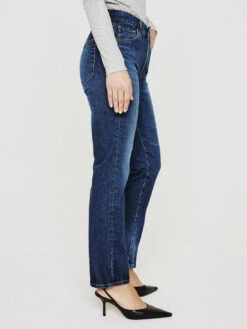 AG Jeans Saige High Rise Straight Jean - Gondola -MOTHER || FRAME || RAILS Sales Store LED1A99GOLA 4