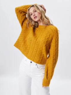 Glennon Cable Sweater - Dijon