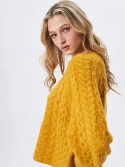 Glennon Cable Sweater - Dijon -MOTHER || FRAME || RAILS Sales Store LENNON 8592