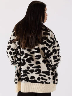 Leopard Cardigan - Teal -MOTHER || FRAME || RAILS Sales Store LEO F23 LEOPARD TEAL 5