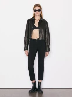 FRAME Le High Straight Jean - Film Noir