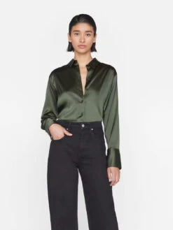 FRAME The Standard Shirt - Surplus -MOTHER || FRAME || RAILS Sales Store LWSH2434 SURPLUS 1596