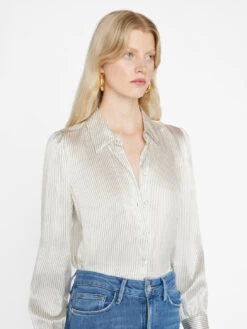 FRAME Victorian Blouse - Bone