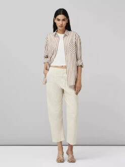 Rag & Bone Leyton Workwear Pant - Ivory -MOTHER || FRAME || RAILS Sales Store Leyton Workwear Cotton Pant 103