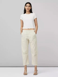 Rag & Bone Leyton Workwear Pant - Ivory