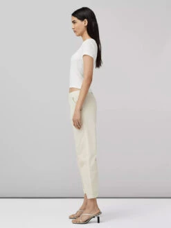 Rag & Bone Leyton Workwear Pant - Ivory -MOTHER || FRAME || RAILS Sales Store Leyton Workwear Cotton Pant 103 4