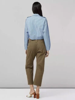 Rag & Bone Leyton Workwear Pant - Olive -MOTHER || FRAME || RAILS Sales Store Leyton Workwear Cotton Pant 305 4