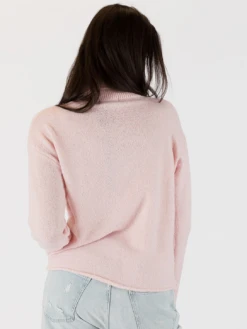 Mila Mock Neck Sweater 7 Mila Mock Neck Sweater -MOTHER || FRAME || RAILS Sales Store MILA F23 PINK 3