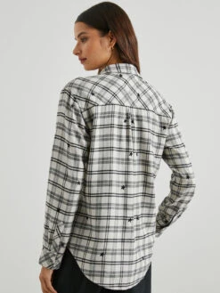RAILS Milo Stars Shirt - Ivory -MOTHER || FRAME || RAILS Sales Store MILO IVORYCHECKSTARS 1