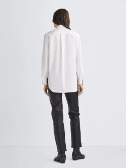 Rag & Bone Maxine Shirt - White -MOTHER || FRAME || RAILS Sales Store Maxine Cotton Poplin Button Down Shirt 100 3